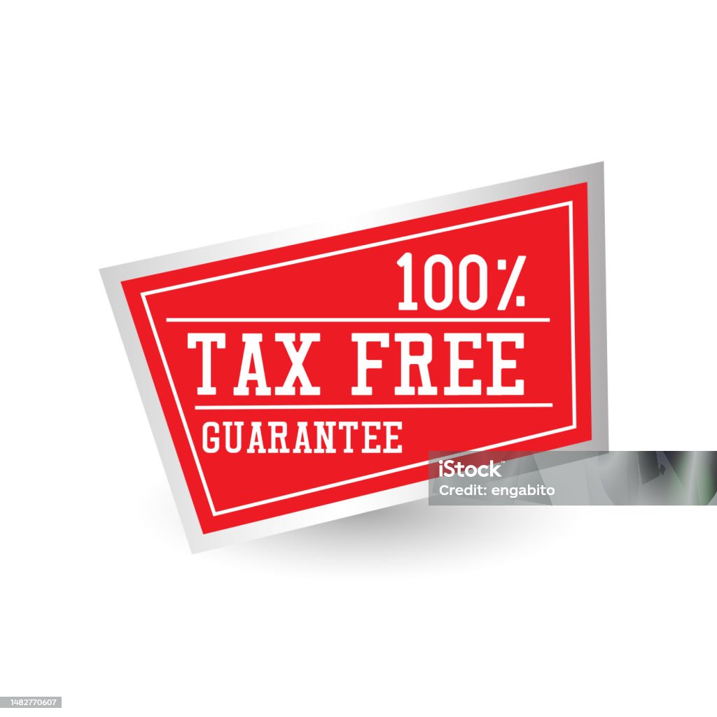 Less Tax Tax Sticker Concept To Reduce Taxes Paying Less Vector Illustration ...