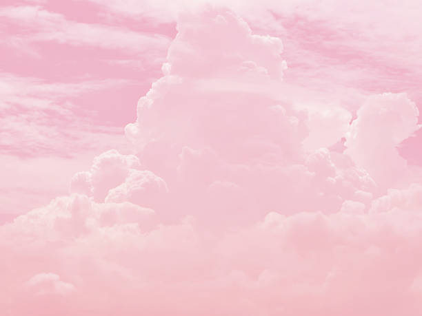 istock cloud and sky with a pastel pink-colored background 1482785673