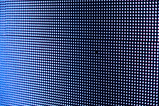 Computer Monitor, Liquid-Crystal, Pixelated, LED Light, Macrophotography