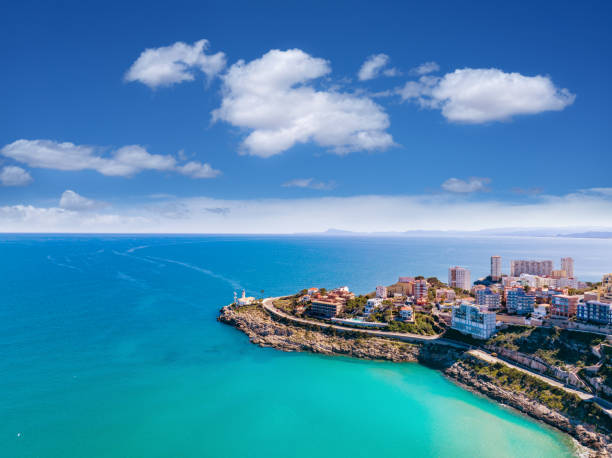 istock Cullera lighthouse in Mediterranean sea in Valencia Spain 1482790260