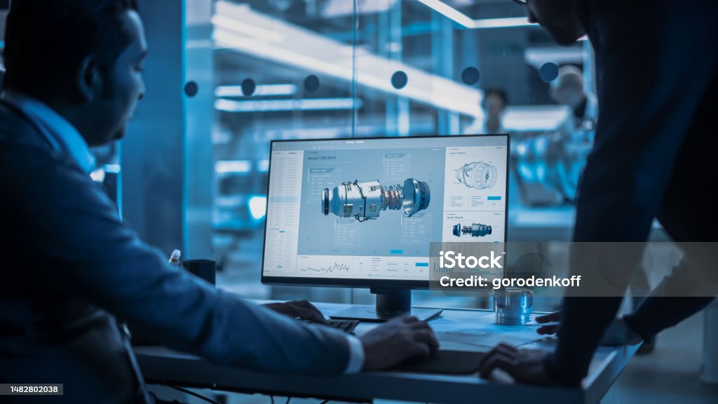 Two Turbine Engine Developers Working On Programming A Prototype Jet ...