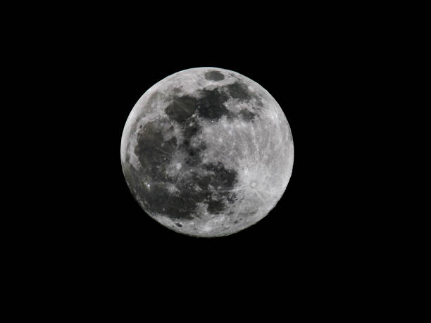 istock Close up image of a full  bright moon. 1482811163