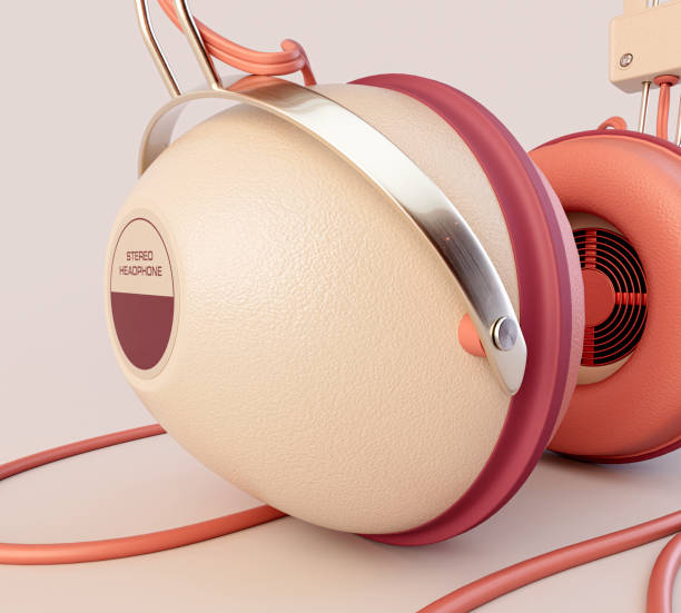 istock Classic Vintage Headphones 1482812360