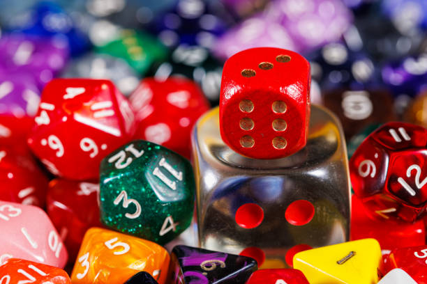 istock Dice for board game and role-playing game 1482812654