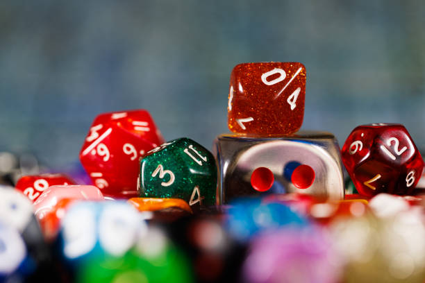istock Dice for board game and role-playing game 1482812780