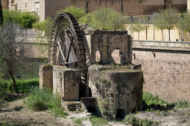 istock Water mill on Guadalquivir River in Cordoba 1482813075