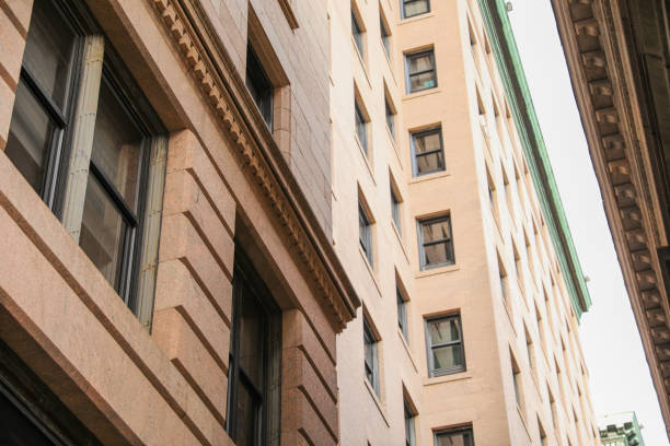 istock stone and brick building with intricate details that symbolize strength, tradition, and permanence. The architecture represents the enduring legacy of craftsmanship and community 1482818696