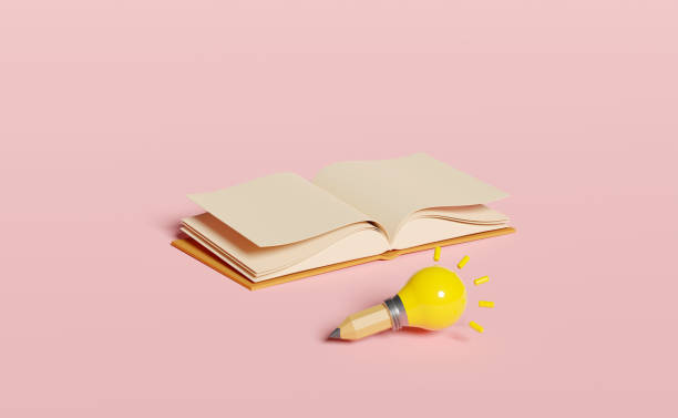 istock yellow light bulb with pencil, open book isolated on pink background. idea tip education, knowledge creates ideas concept, minimal abstract, 3d illustration, 3d render 1482824836