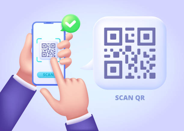 1,000+ Scan Qr Code On Phone Stock Illustrations, Royalty-Free Vector ...