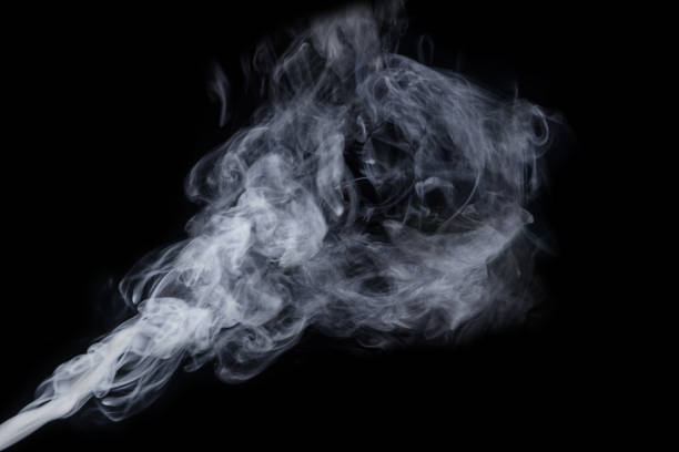 istock Abstract  powder or smoke isolated on black background 1482842622