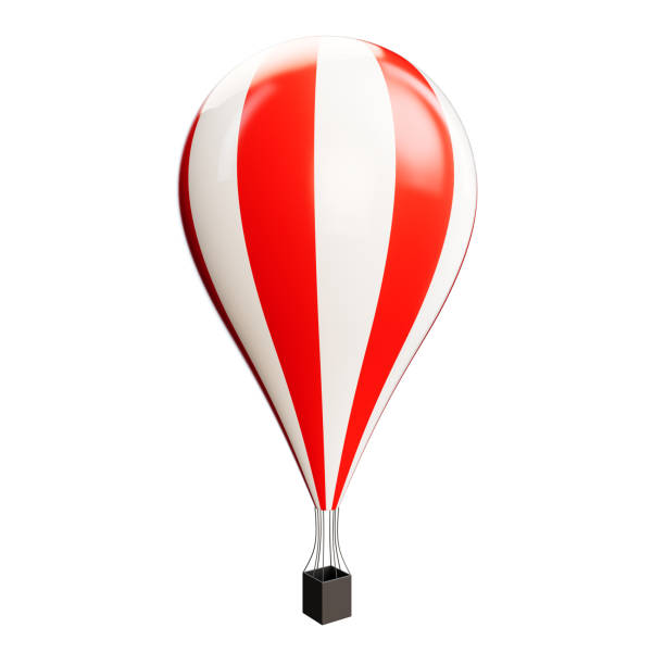 istock Hot air balloon on a white background. 1482845596