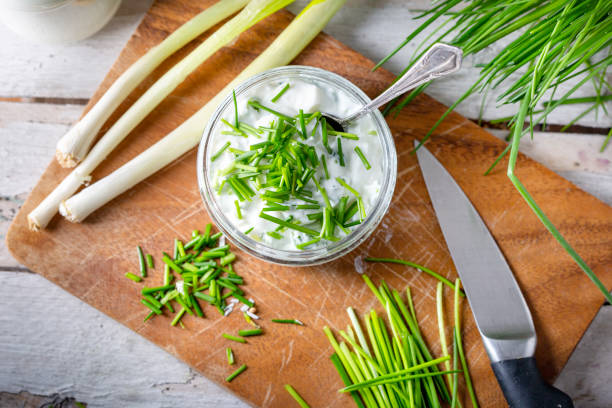 istock Fresh curd and herbs - dairy product 1482860038