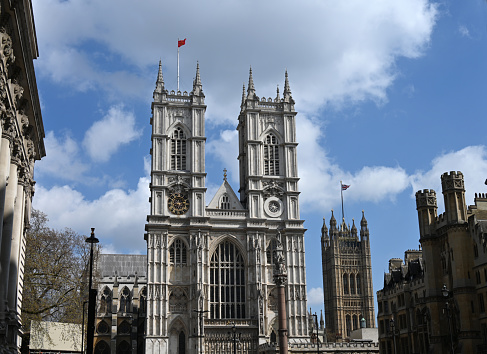 Westminster Abbey the ancient cathedral in London where King king will be crowned