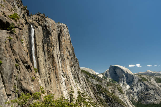 istock Upper Yosemite Falls With Half Dome In The Distance 1482861516