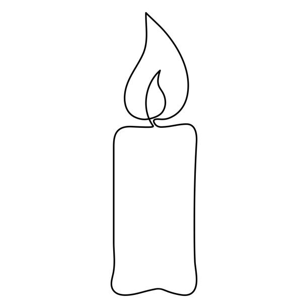 8,100+ Candle Flame Drawings Stock Photos, Pictures & Royalty-Free ...