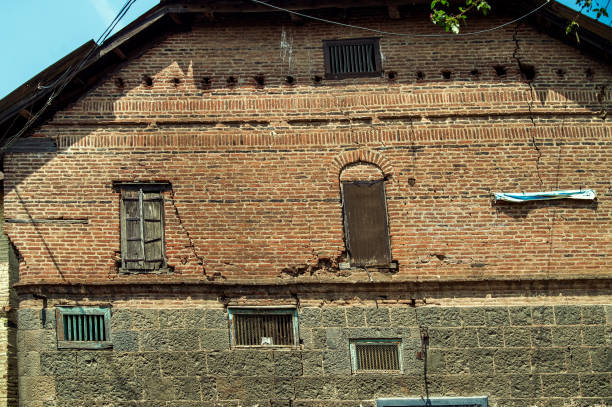 03 09 2016-stone and open brick works wooden framewith iron bars- BHOR-District Pune Maharashtra INDIA asia