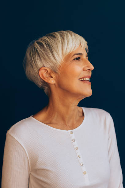 istock A Happy Beautiful Woman Looking Away While Contemplating 1482877327