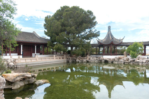 istock Chinese garden of high tranquility 1482883993
