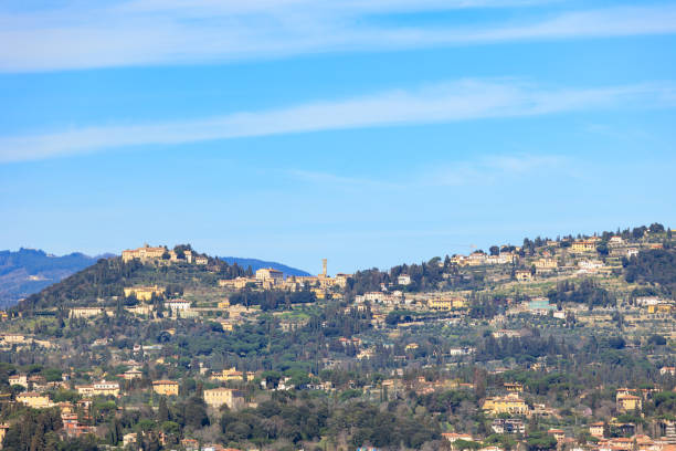 Fiesole hills from Florence, Italy