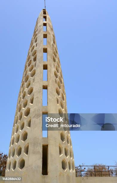 Goréealmadies Perforated Obelisk Island Of Gorée Dakar Senegal Stock Photo - Download Image Now