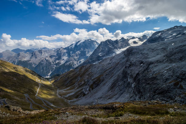 istock Scenic road in Alps 1482890412