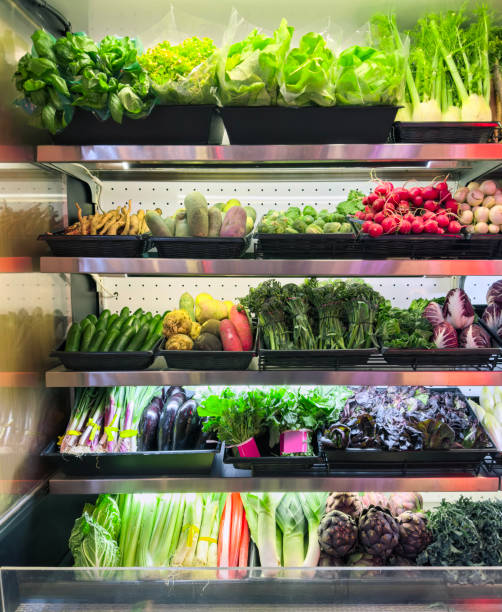 istock Supermarket vegetable stands 1482890522