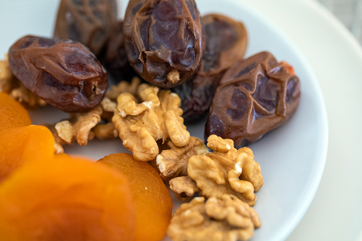 Dates, Walnuts and Dried Apricots , Ramadan Iftar