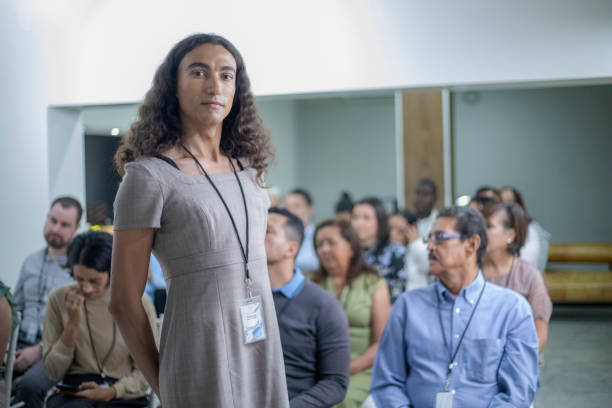 istock Portrait of conference participant 1482892266