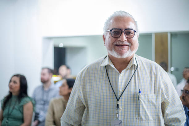 istock Portrait of conference participant 1482892852