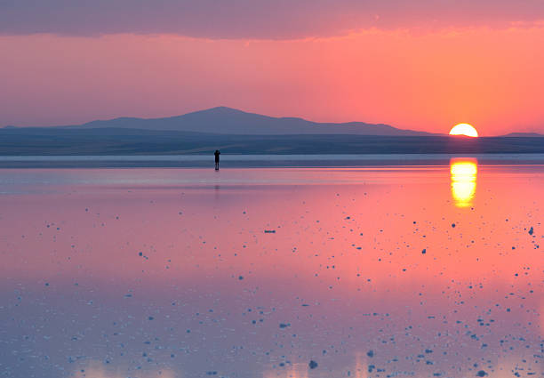 istock sunset at salt lake 148289453