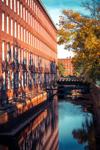 istock Old mill in Lowell, Massachusetts 1482907499