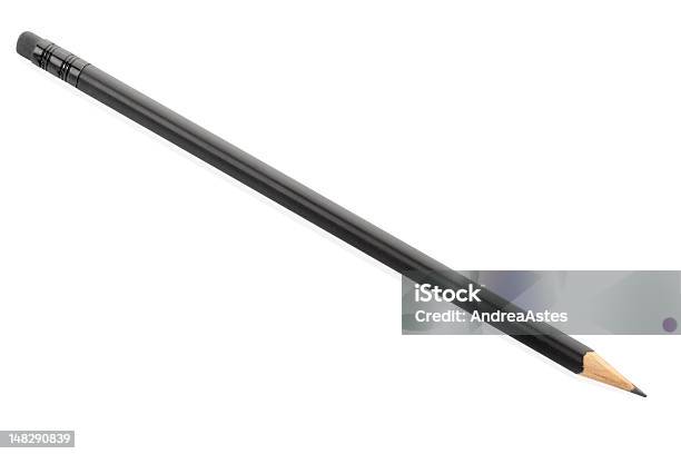 Black Pencil Stock Photo - Download Image Now - Pencil, Black Color, Graphite