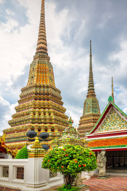 istock Wat Pho Bangkok Thailand Ornate Chedis 1482908504