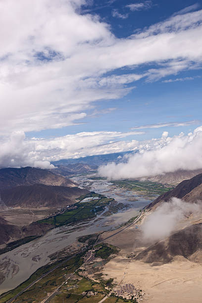 Aerial photo of Lhasa