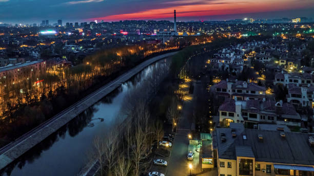 istock China Changchun city night view 1482945179