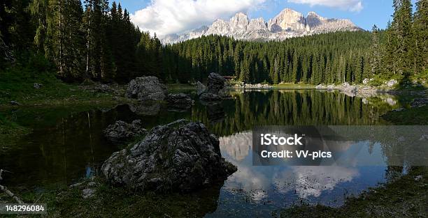 Odbicie Włoskiej Dolomity - zdjęcia stockowe i więcej obrazów Alpy - Alpy, Bajka, Bez ludzi