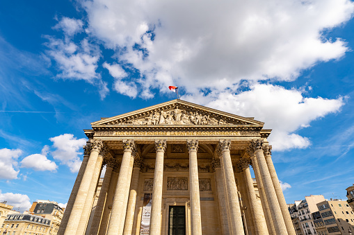 Pantheon building, it is a secular mausoleum containing the remains of distinguished French.