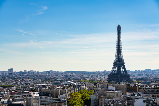 The Eiffel tower. Best Destinations in Europe.