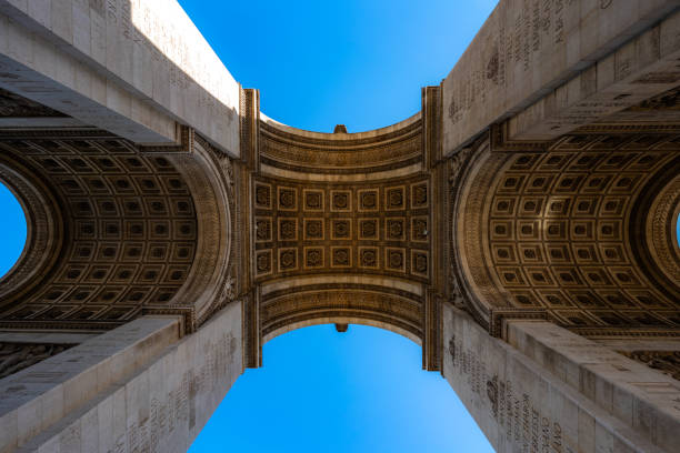 istock Paris Arc de Triomphe (Triumphal Arch) in Chaps Elysees in Paris, France. 1482965105