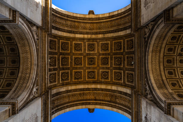 istock Paris Arc de Triomphe (Triumphal Arch) in Chaps Elysees in Paris, France. 1482965116