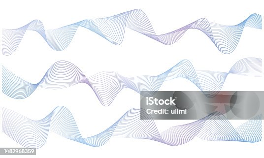 istock Abstract wavy lines 1482968359
