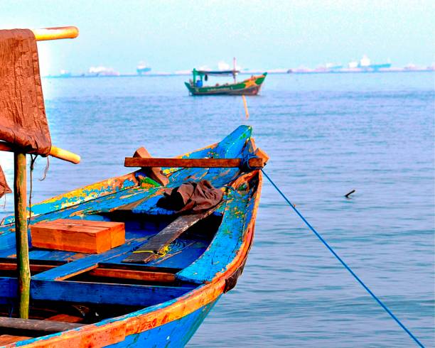 istock Fishing village at Jakarta 1482969707