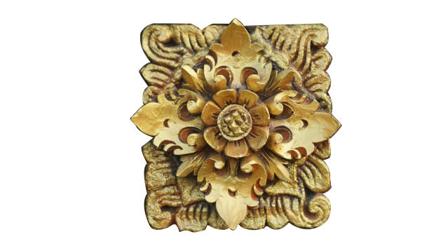 istock Balinese relief with white background stock photo 1482973156