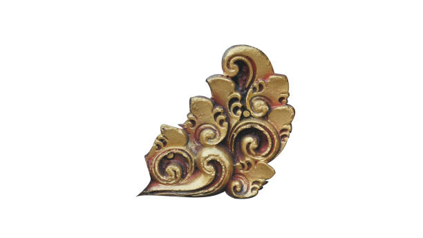 istock Balinese relief with white background stock photo 1482973328
