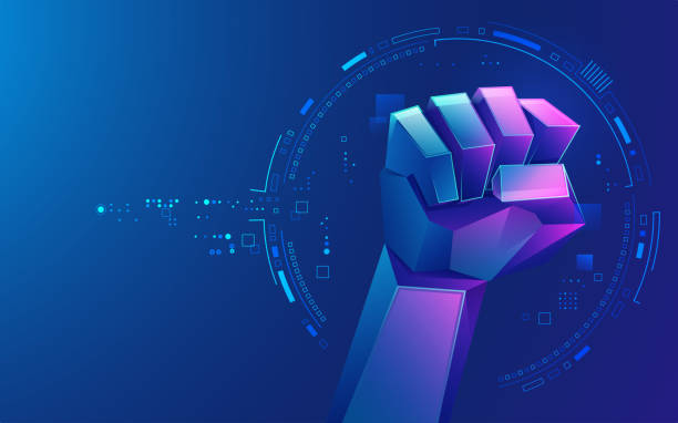 ilustrações, clipart, desenhos animados e ícones de digitalrevolution - revolução