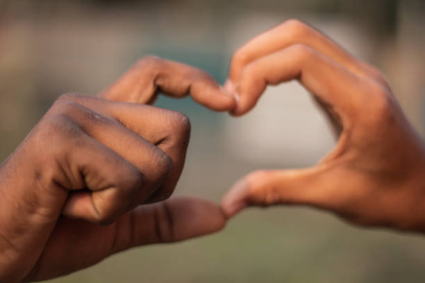 istock Two hands are wrapped together like love and the background is blurred 1482985159