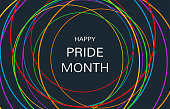 istock LGBT Pride Month in June. LGBT flag. Poster, card, banner and background 1482986560
