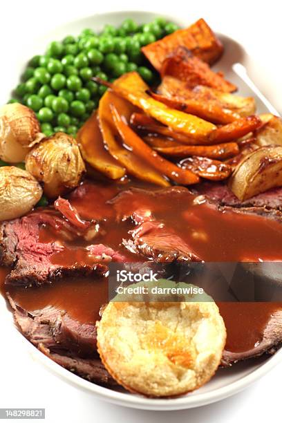 Roast Beef Stockfoto und mehr Bilder von Fleischsaft - Fleischsaft, Roast Beef, Bratengericht