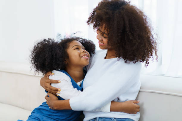 istock Mom and daughter staying together. 1482989559