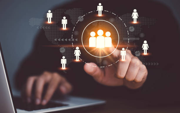 istock Customer Relationship Management, Businessman use tablet with global structure customer network technology, Data exchanges development. customer service, social media. digital marketing online. 1482989750